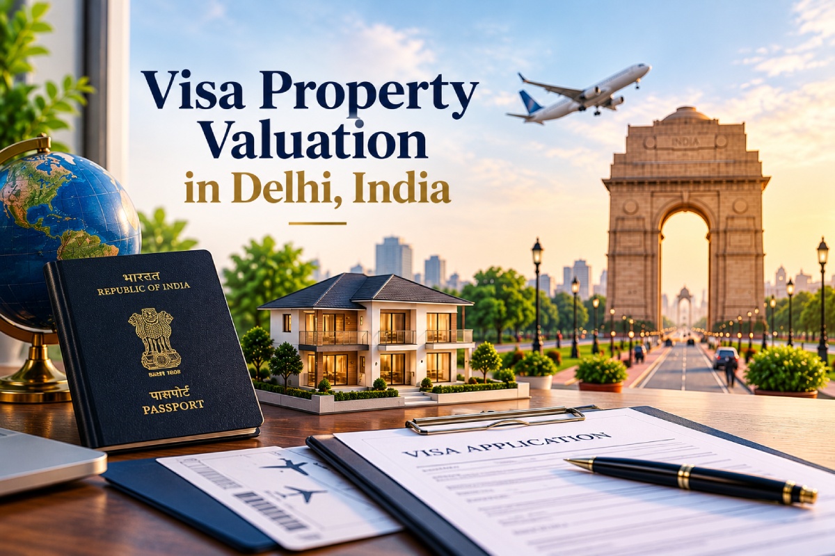 Visa Property Valuation In Delhi, India: Real Estate Valuation For Immigration, Financial Proof & Net Worth Documentation